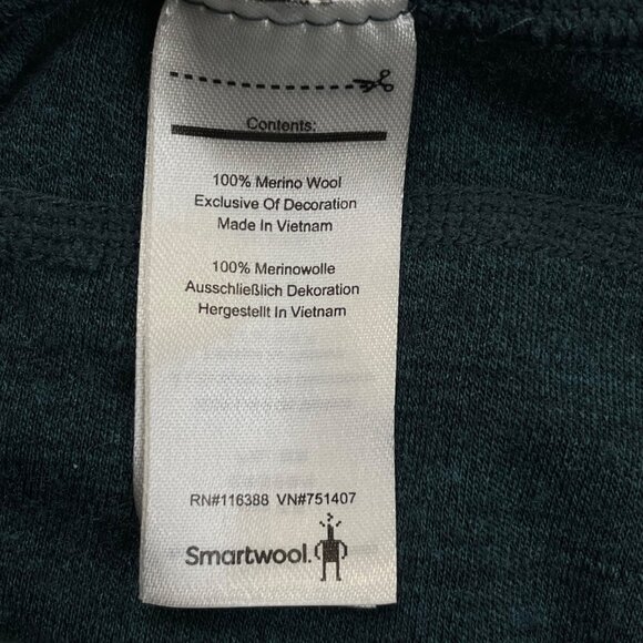 Smartwool Merino 250 Base Layer Legging Deep Teal Green Heather - Picture 6 of 11